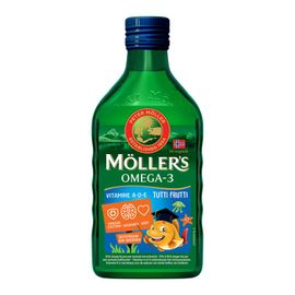 Mollers Mollers Omega-3 levertraan tutti frutti (250ml)