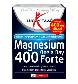 Lucovitaal Lucovitaal Magnesium Citraat Poeder (20 sachets)