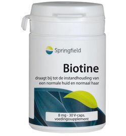 Springfield Springfield Biotine (vitamine B8) 8 mg (30vc)