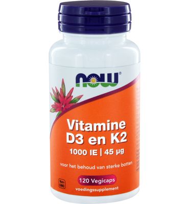 Now Vitamine D3 1000IE & Vitamine K2 (120vc) 120vc