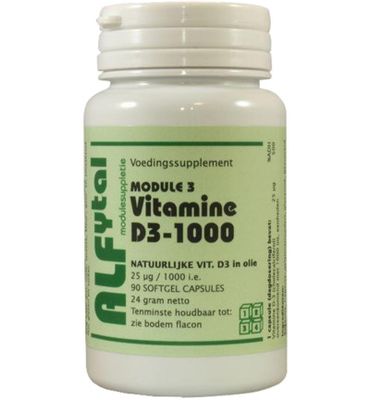 Alfytal Vitamine D3-1000 (90sft) 90sft