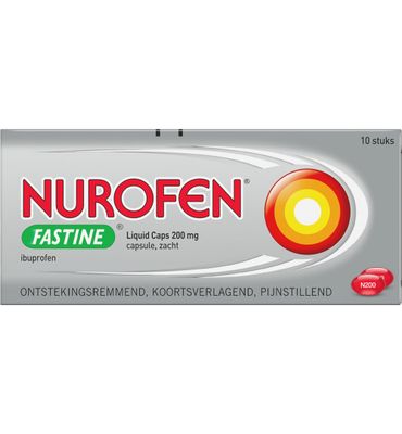 Nurofen Fastine liquid caps 200 mg (10st) 10st