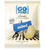 Go Pure Go Pure Chips naturel gezouten bio (125 gr)