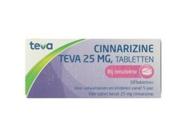 Pharmachemie Pharmachemie Cinnarizine 25 mg (30 tabletten)