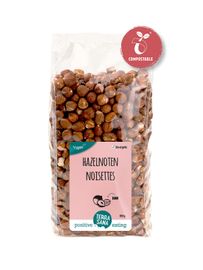 Terrasana TerraSana Hazelnoten bruin gepeld bio (800 gr)