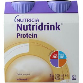 Nutridrink Nutridrink Proteine Koffiesmaak 200ml (4 stuks)
