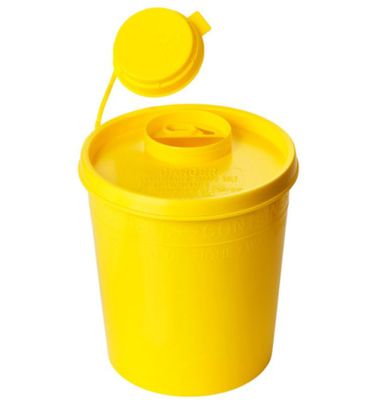 Brocacef Naalden container medium geel (1.7ltr) 1.7ltr