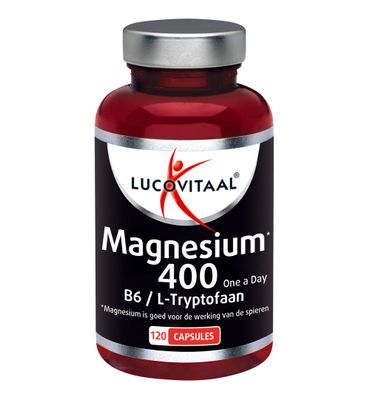 Lucovitaal Magnesium 400 met B6 en L-tryptofaan (120ca) 120ca