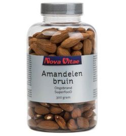 Nova Vitae Nova Vitae Amandelen Bruin Ongebrand (300 gr)