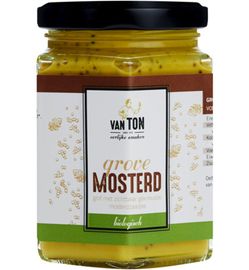 Ton's Mosterd Ton's Mosterd Mosterdgrof bio (170 gr)