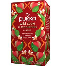 Pukka Pukka Organic Teas Wild Apple & Cinnamon Bio (20 zakjes)