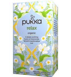 Pukka Pukka Organic Teas Relax Thee Bio (20 zakjes)