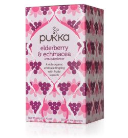 Pukka Pukka Organic Teas Elderberry & Echinacea Bio (20 zakjes)