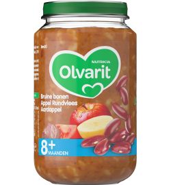 Olvarit Olvarit Bruine bonen appel rundvlees aardappel 8M00 (200 gr)