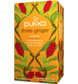 Pukka Pukka Organic Teas Three Ginger Bio (20 zakjes)