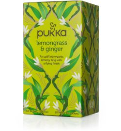 Pukka Pukka Organic Teas Lemongrass & Ginger Thee Bio (20 zakjes)