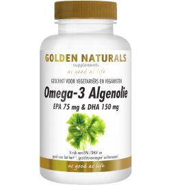 Golden Naturals Golden Naturals Omega-3 algenolie liquid capsules (60ca)