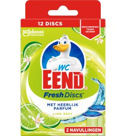 WC Eend Wc Eend Fresh disk lime navul 36ml (2x36ml)