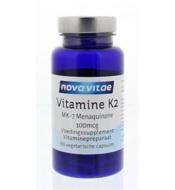 Nova Vitae Nova Vitae Vitamine K2 100mcg menaquinon (60 vega capsules)