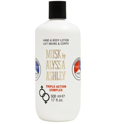 Alyssa Ashley Musk triple action hand & body lotion (500ml) 500ml