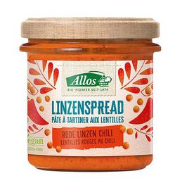 Allos Allos Linzenspread rode chili bio (140 gr)