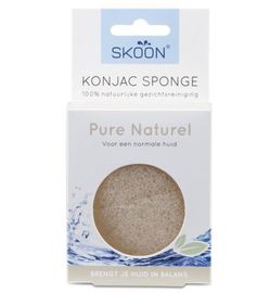 Skoon Skoon Konjac Spons Pure Bio (1 stuk)