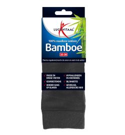 Lucovitaal Lucovitaal Bamboe Lange Sokken Antraciet 35-38 (1 paar)