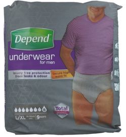 Depend Depend Pants men super maat L/XL (9 stuks)