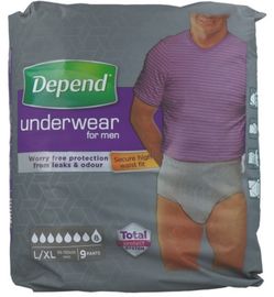 Depend Depend Pants men super maat L/XL (9st)