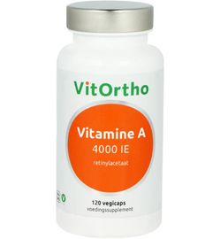 Vitortho VitOrtho Vitamine A 4000IE (120 vega capsules)