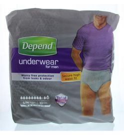 Depend Depend Pants men max maat S/M 1959 (10 stuks)