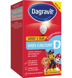 Dagravit Dagravit Kids calcium & vitamine D (90tb)
