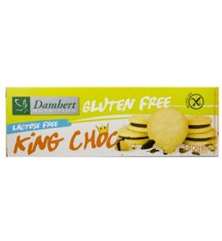 Damhert Damhert King chocolade koekjes lactose vrij (140 gr)