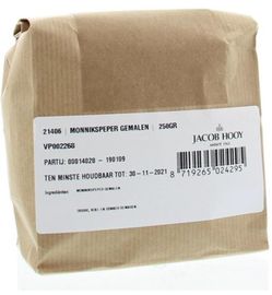 Jacob Hooy Jacob Hooy Monnikspeper gemalen (250 gr)