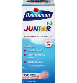 Davitamon Davitamon Junior 1+ smelttablet (150tb)