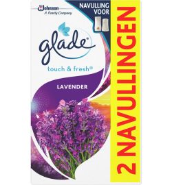 Glade Glade Touch & fresh navul duo lavendel 10ml (2x10ml)