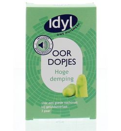 Idyl Idyl Oordopjes Hoge Demping (3 paar)