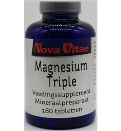 Nova Vitae Nova Vitae Magnesium citraat bisglycinaat malaat (180 tabletten)