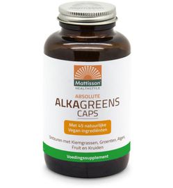 Mattisson Mattisson Absolute Alkagreens 540mg (180 vega capsules)