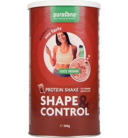 Purasana Purasana Shape & Control Proteine Shake Chocolate Vegan (350 gr)