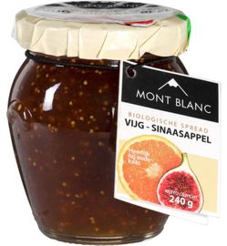 Mont Blanc Mont Blanc Vruchtenspread vijg & sinaasappel bio (240 gr)
