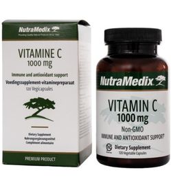 Nutramedix Nutramedix Vitamine C 1000 mg non-GMO (120ca)