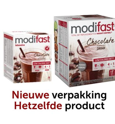 Modifast Intensive milkshake chocolade 8 zakjes (440g) 440g