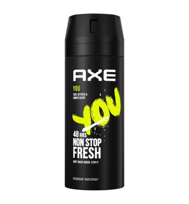 Axe Deodorant bodyspray you (150ml) 150ml