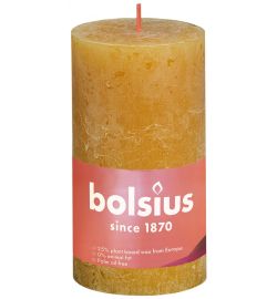 Bolsius Bolsius Rustiekkaars Shine 130/68 130/68 Honeycomb Yellow (1 stuk)