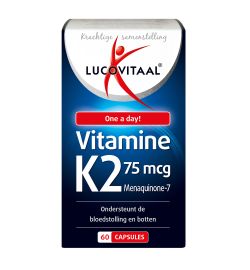 Lucovitaal Lucovitaal Vitamine K2 75mcg (60 capsules)