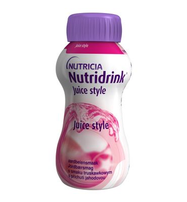 Nutridrink Juice style aardbei 200ml (4st) 4st