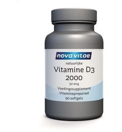 Nova Vitae Nova Vitae Vitamine D3 2000 50mcg (90sft)
