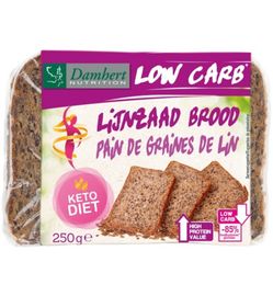 Damhert Damhert Lijnzaadbrood Low Carb (250 gr)