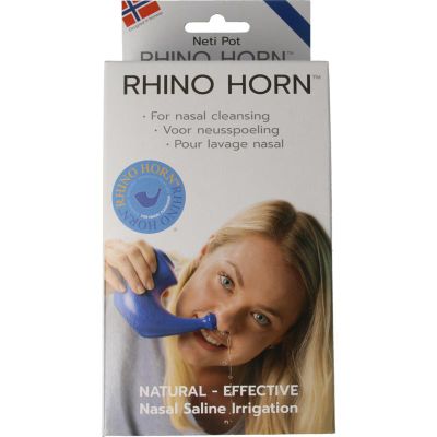 Rhino Horn Neusspoeler blauw (1st) 1st